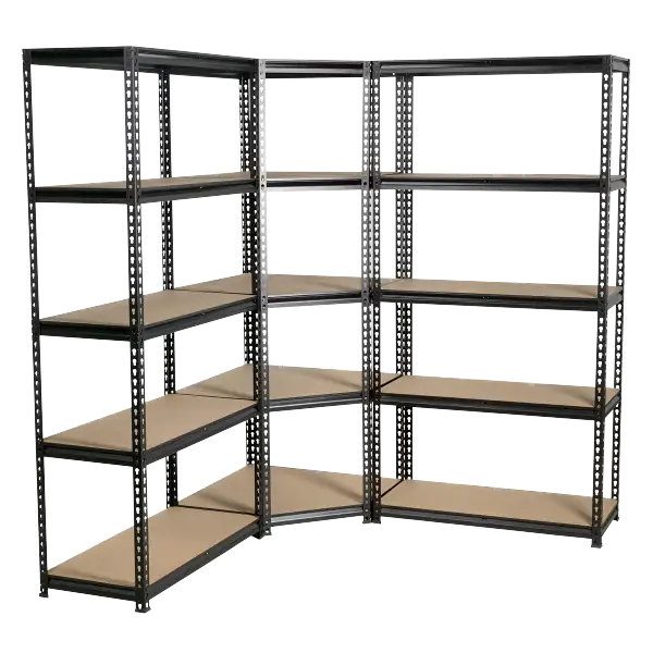 Corner Racking Unit with 5 Shelves - Set of 3 - DD Thomas