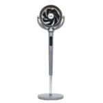 Baridi 12" Pedestal Fan with Remote Control, Back Light & 12hr Timer - Grey - Image 15