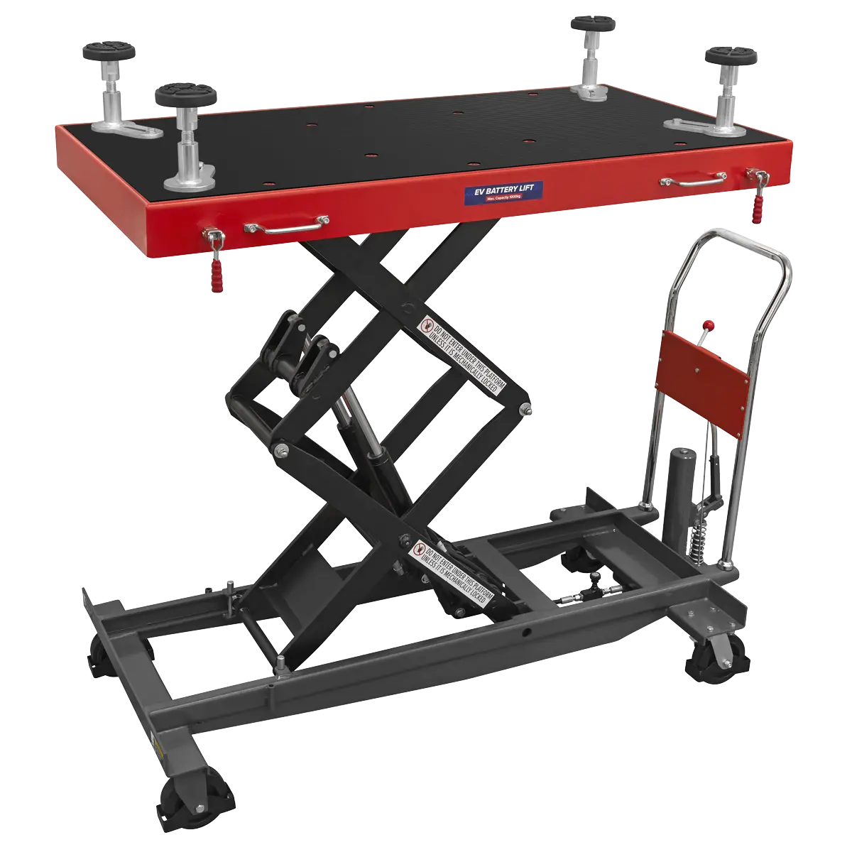 High Lift EV Battery Lift/Hydraulic Platform Truck 1000kg Capacity