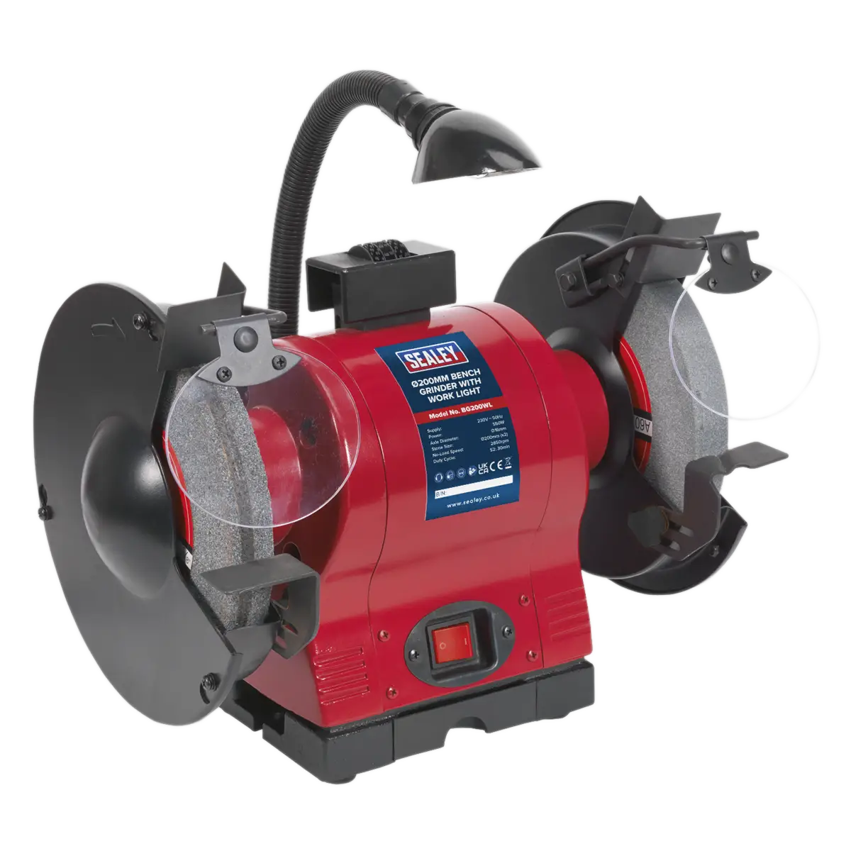 BG200WL_DFC0813154 200mm Bench Grinder with Worklight 550W/230V - Image 1